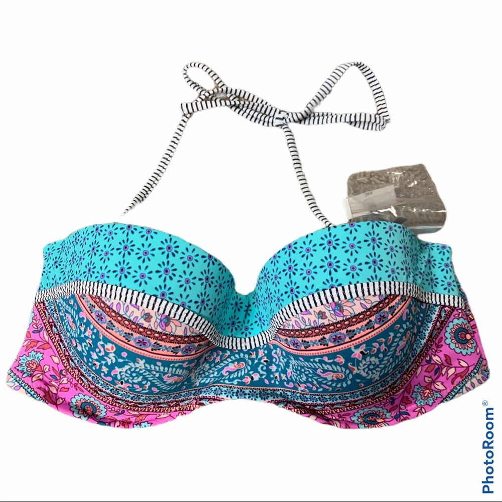 Shade & Shore push up bikini top size 34C